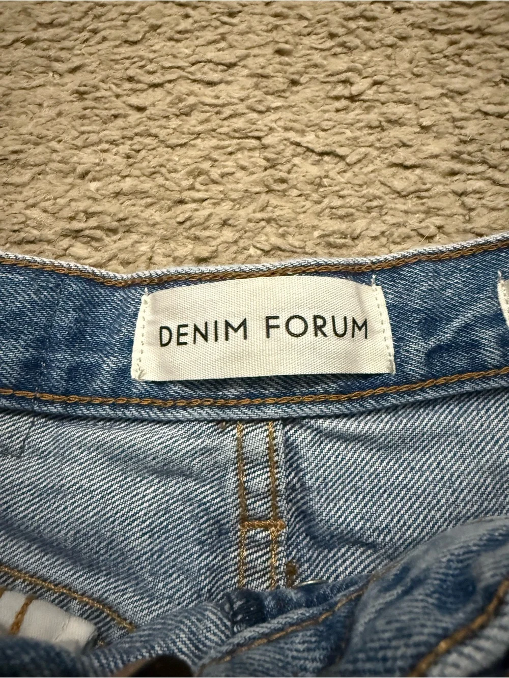 Aritzia Denim Forum The Yoko Mid-Thigh Denim jean Shorts